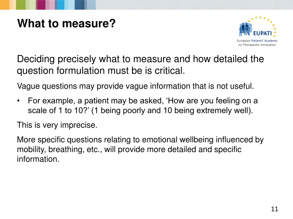 what to measure