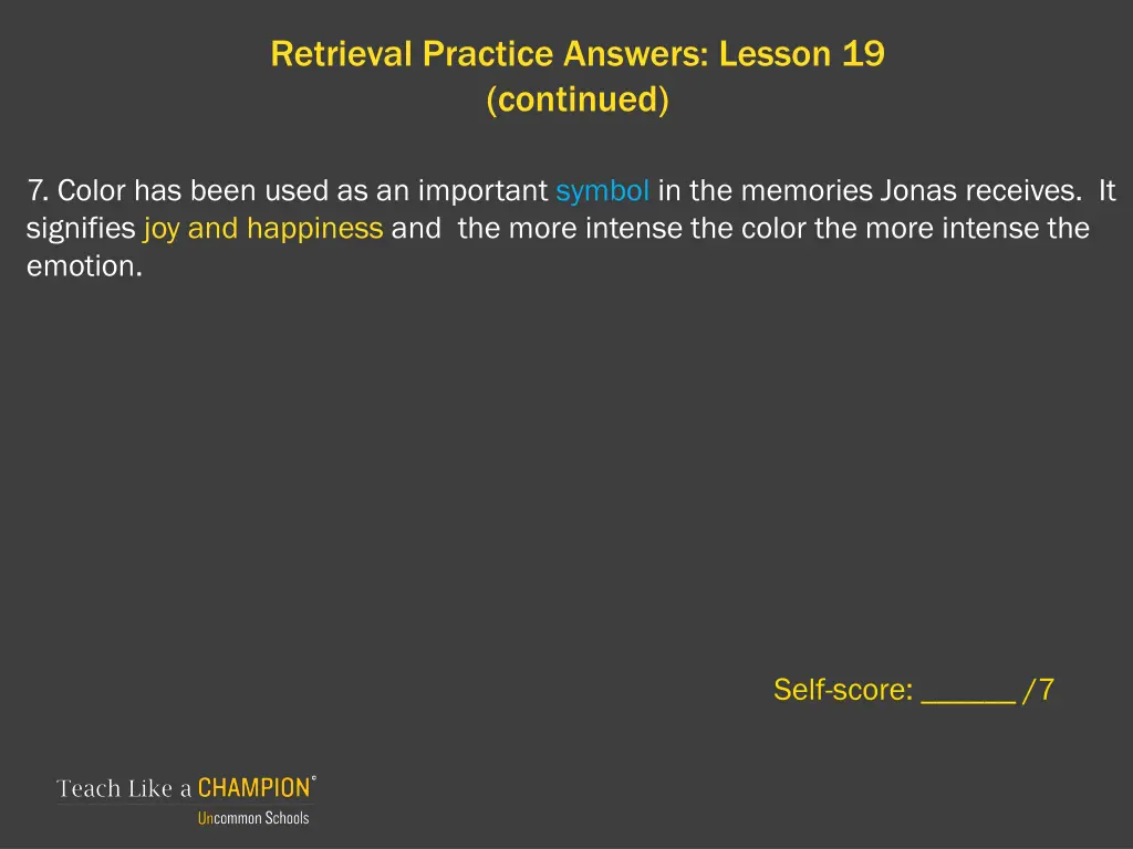 retrieval practice answers lesson 19 continued