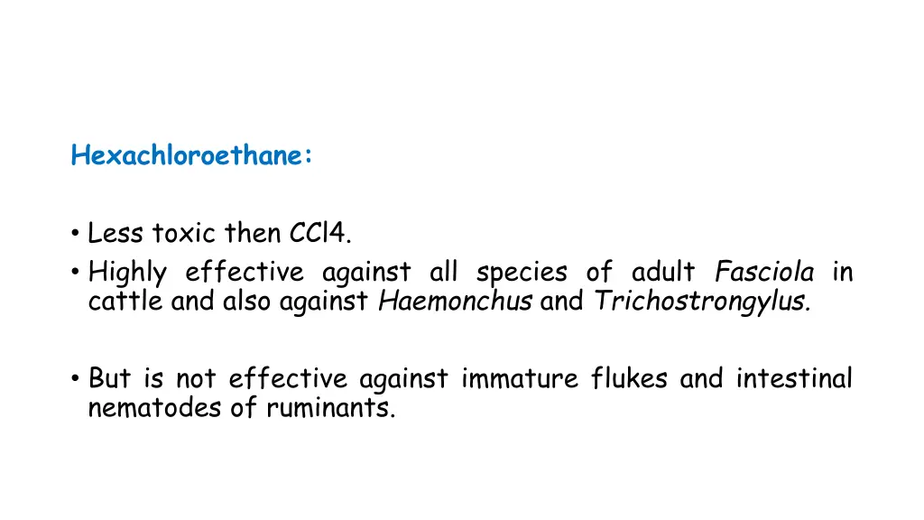 hexachloroethane