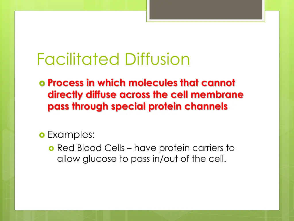 facilitated diffusion 2