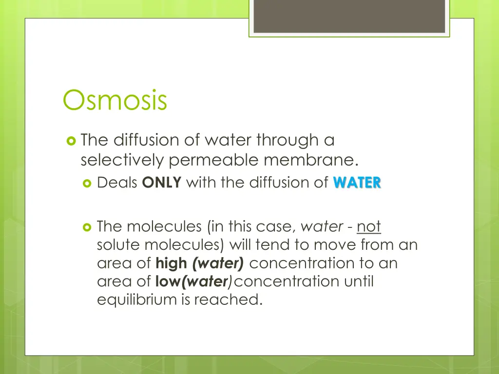 osmosis