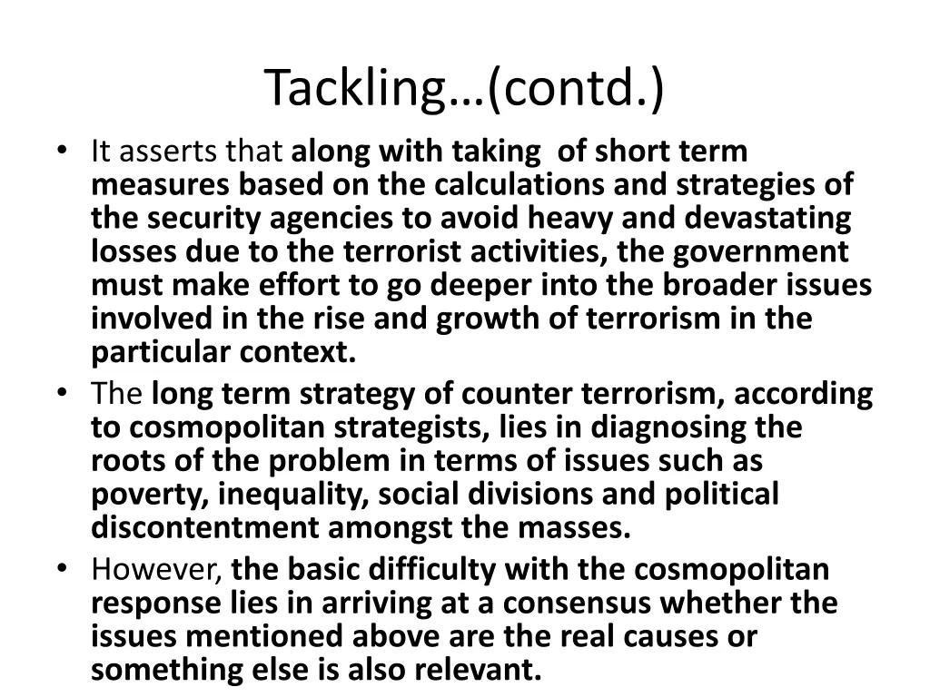 tackling contd