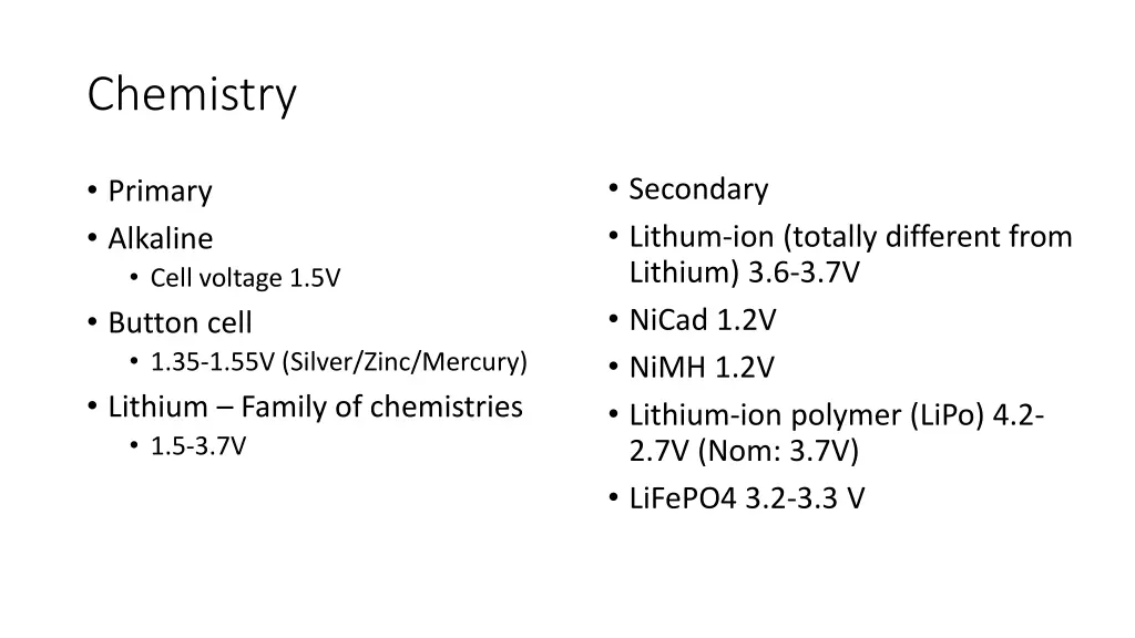 chemistry