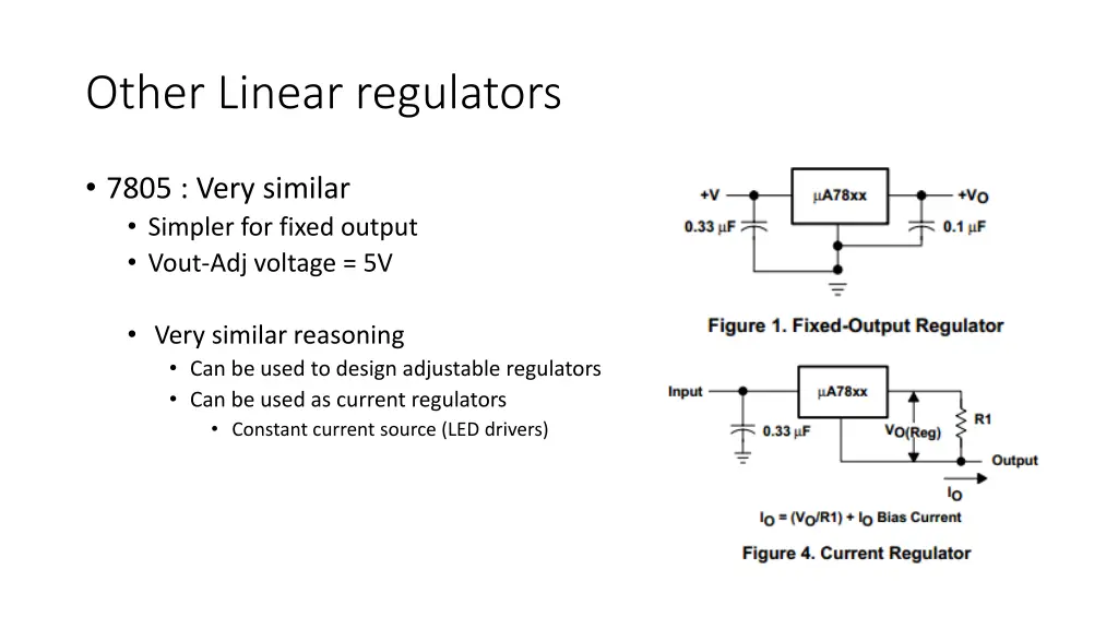 other linear regulators