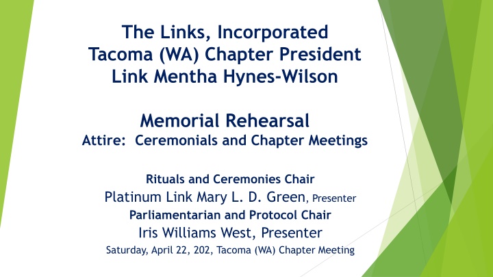 the links incorporated tacoma wa chapter