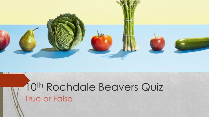 10 th rochdale beavers quiz true or false