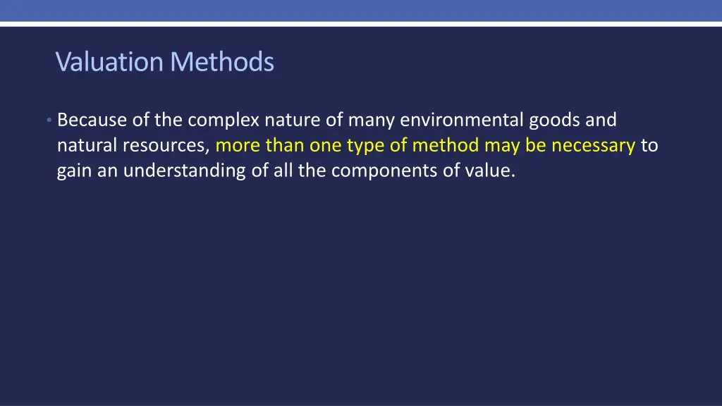 valuation methods 2