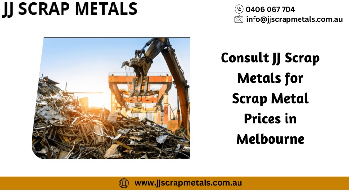 0406 067 704 info@jjscrapmetals com au