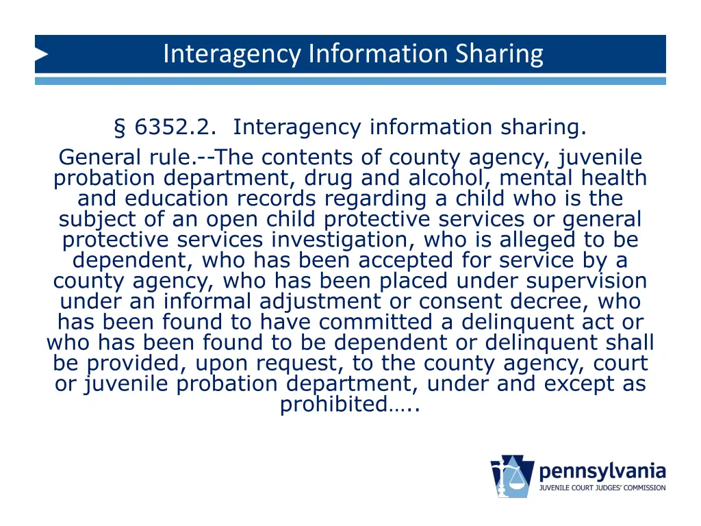 interagency information sharing