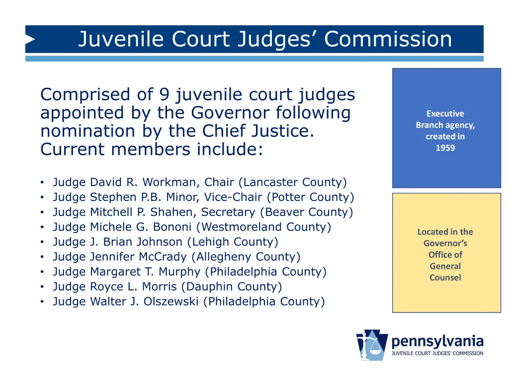 juvenile court judges commission