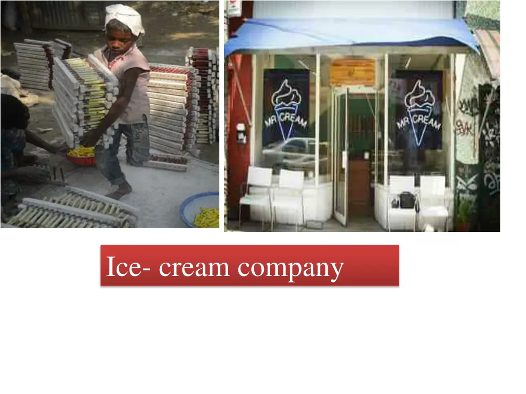 ice cream company