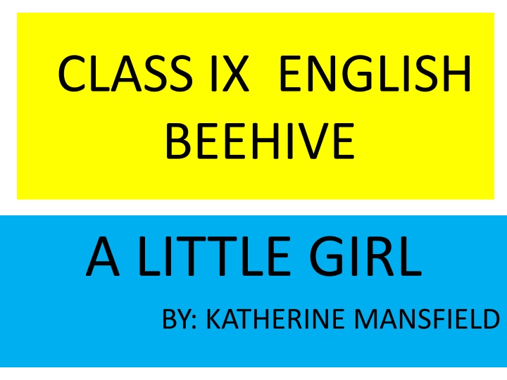 class ix english beehive