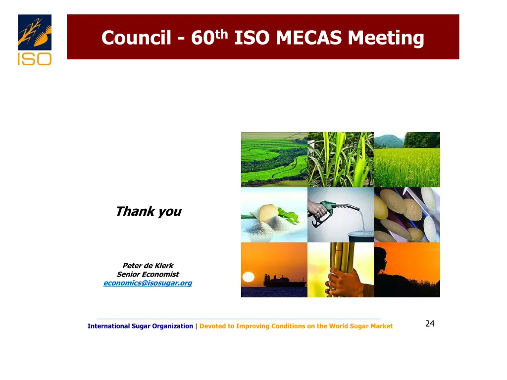 council 60 th iso mecas meeting 1