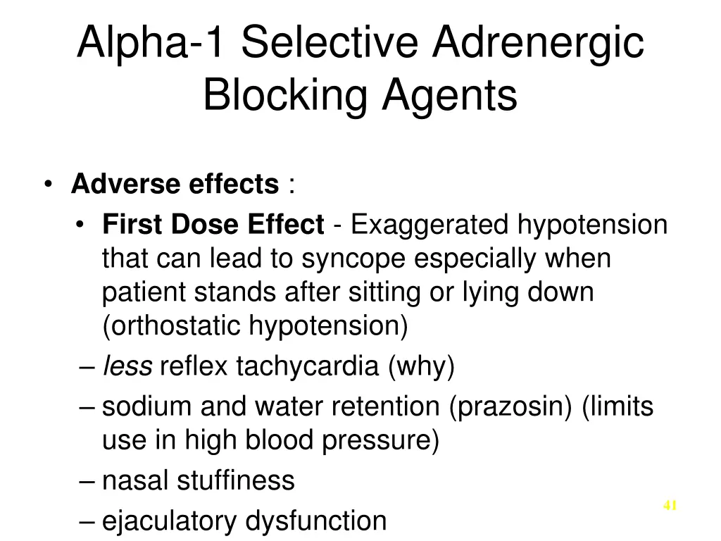 alpha 1 selective adrenergic blocking agents 1