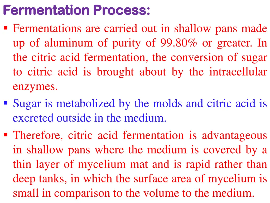 fermentation process fermentation process