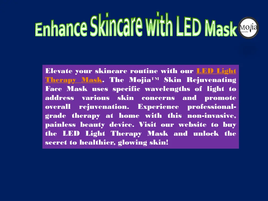 enhance skincare with led mask 3