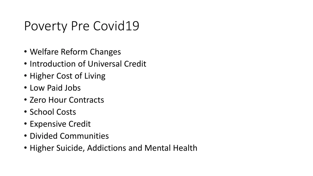 poverty pre covid19