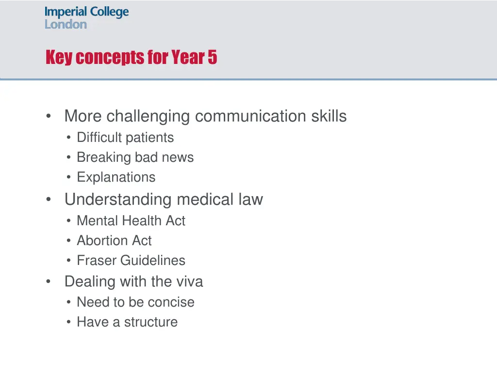 key concepts for year 5 1