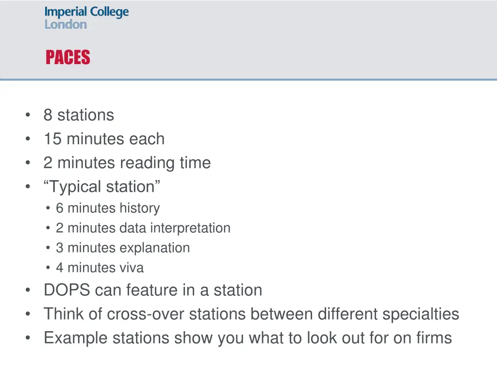 paces 1