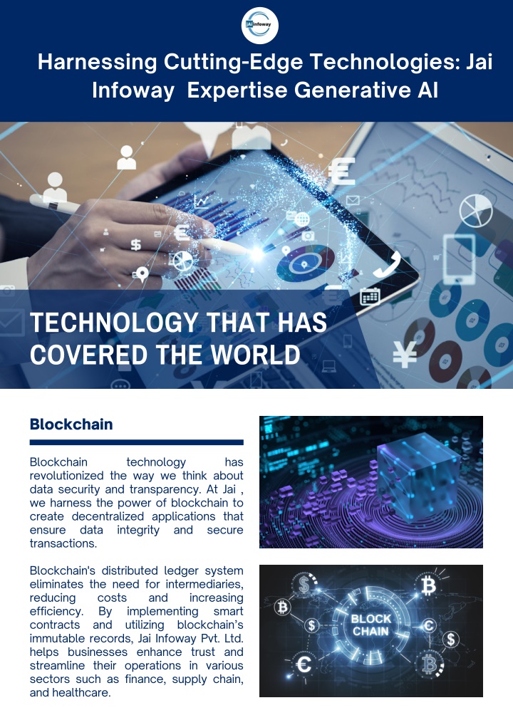 harnessing cutting edge technologies jai infoway