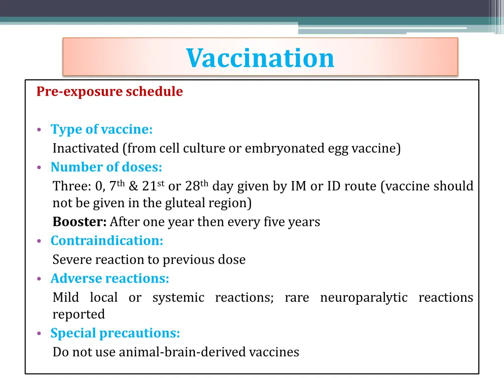 vaccination