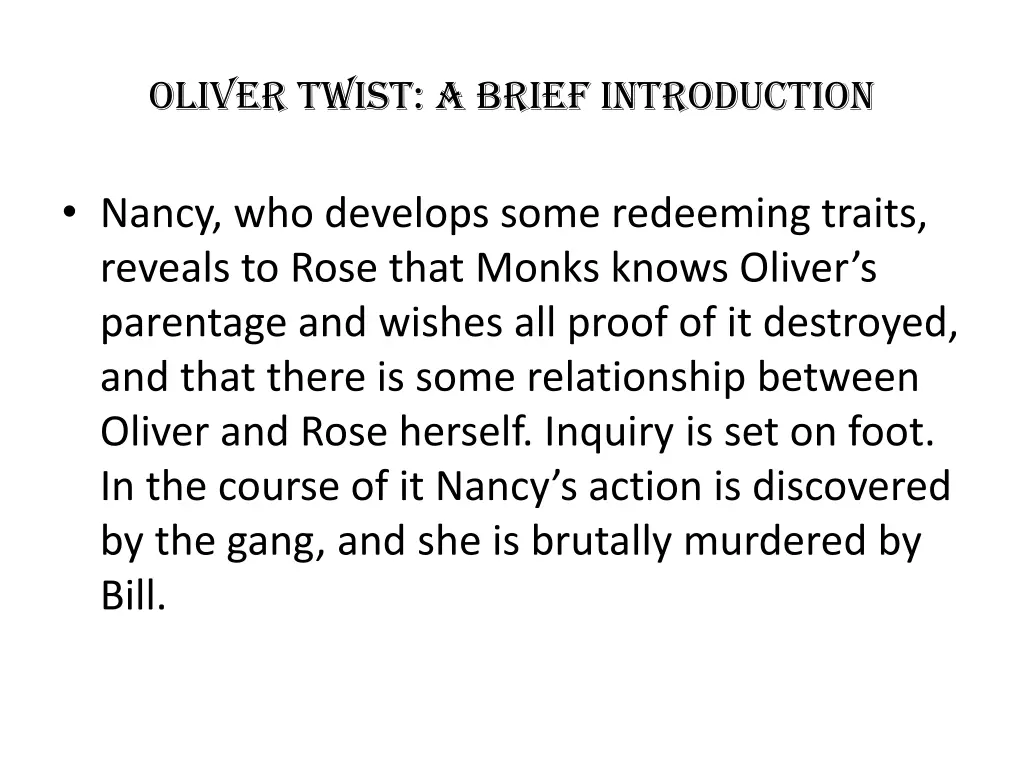 oliver twist a brief introduction 3