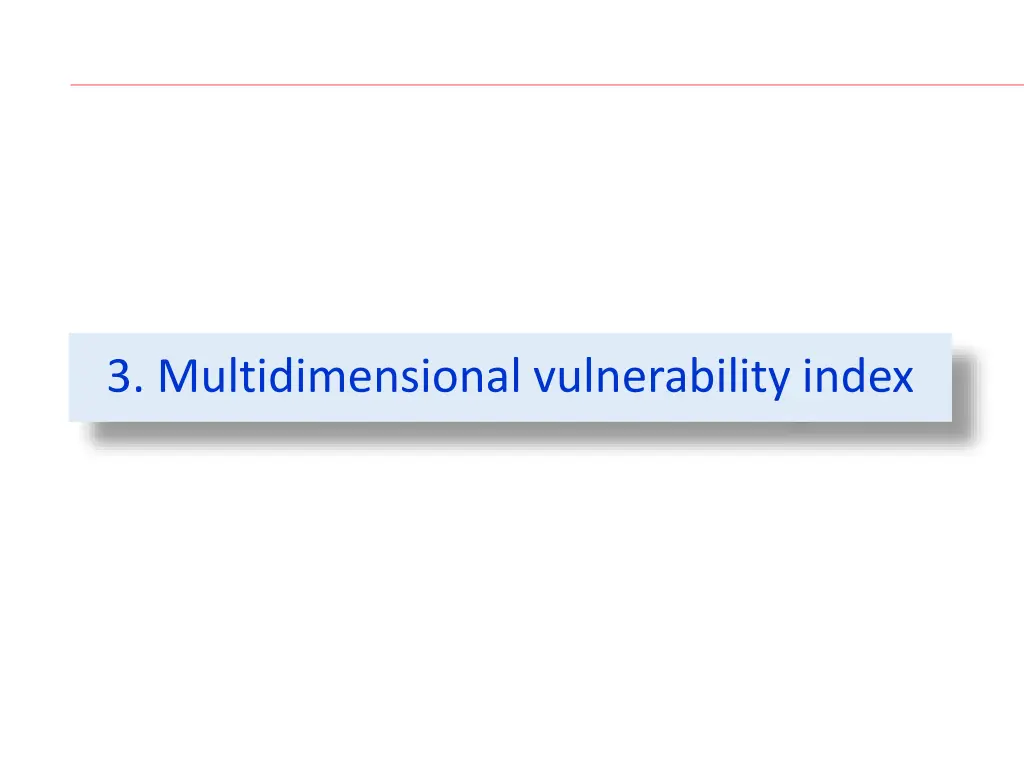 3 multidimensional vulnerability index