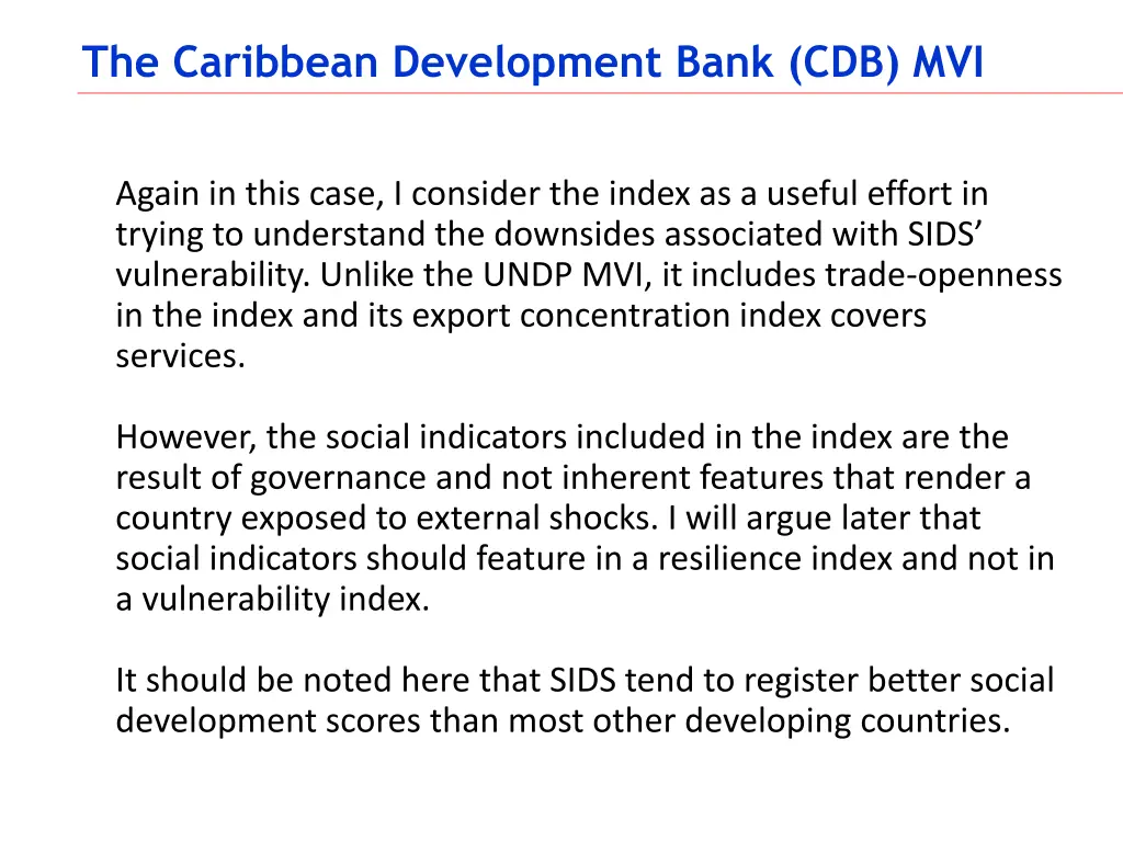 the caribbean development bank cdb mvi 1