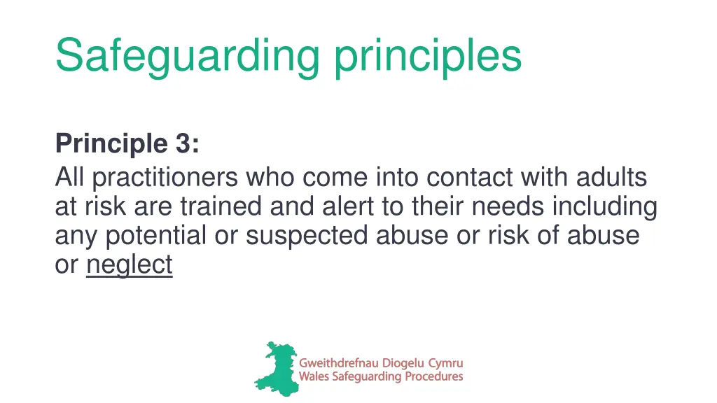 safeguarding principles 1