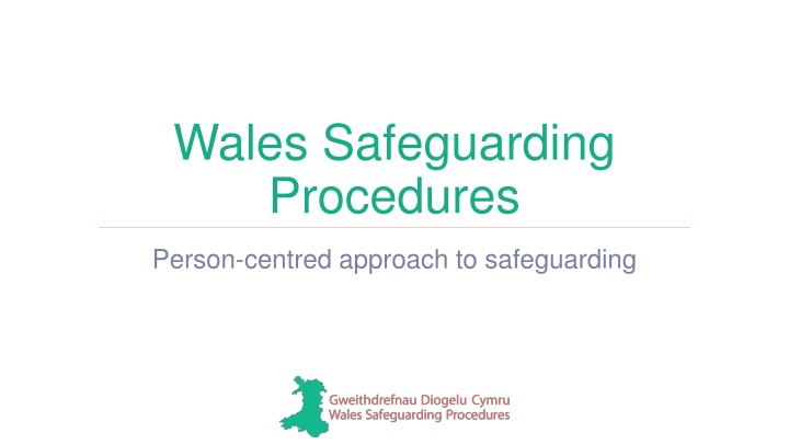 wales safeguarding procedures