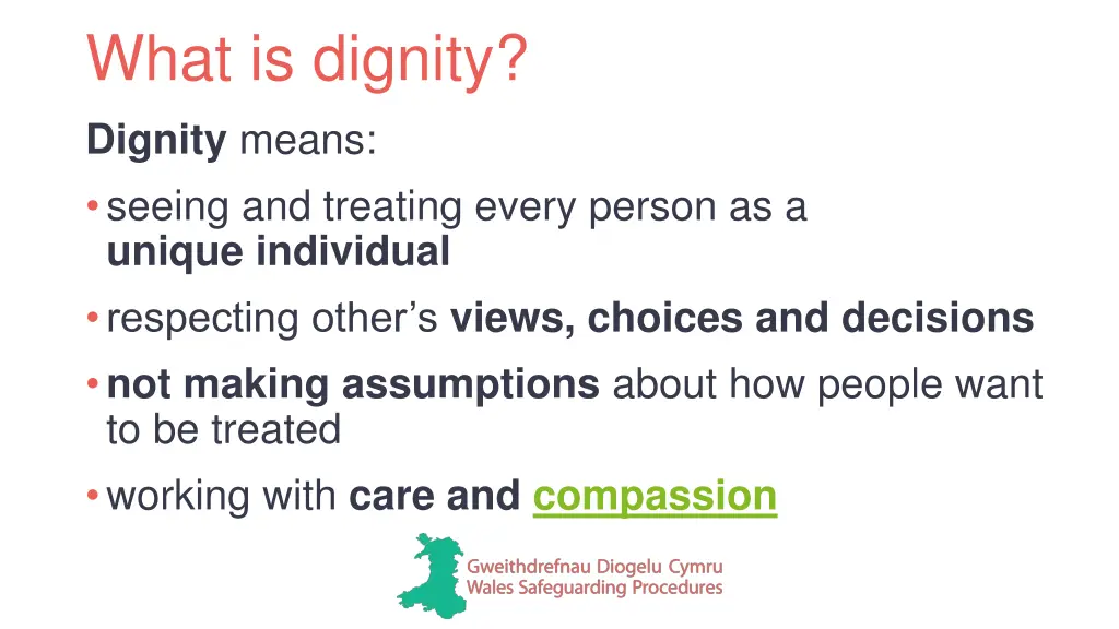 what is dignity dignity means seeing and treating