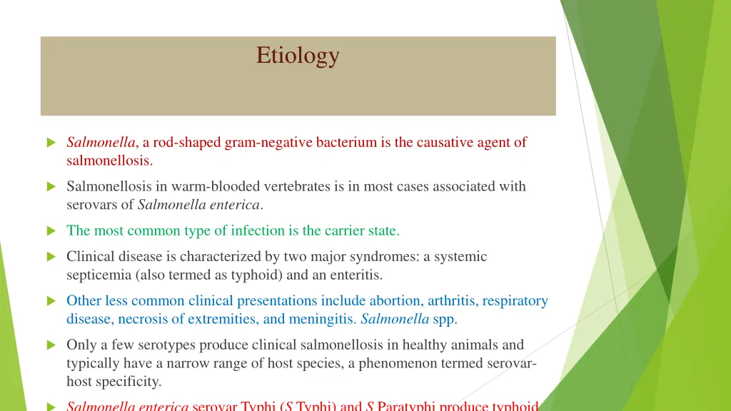 etiology