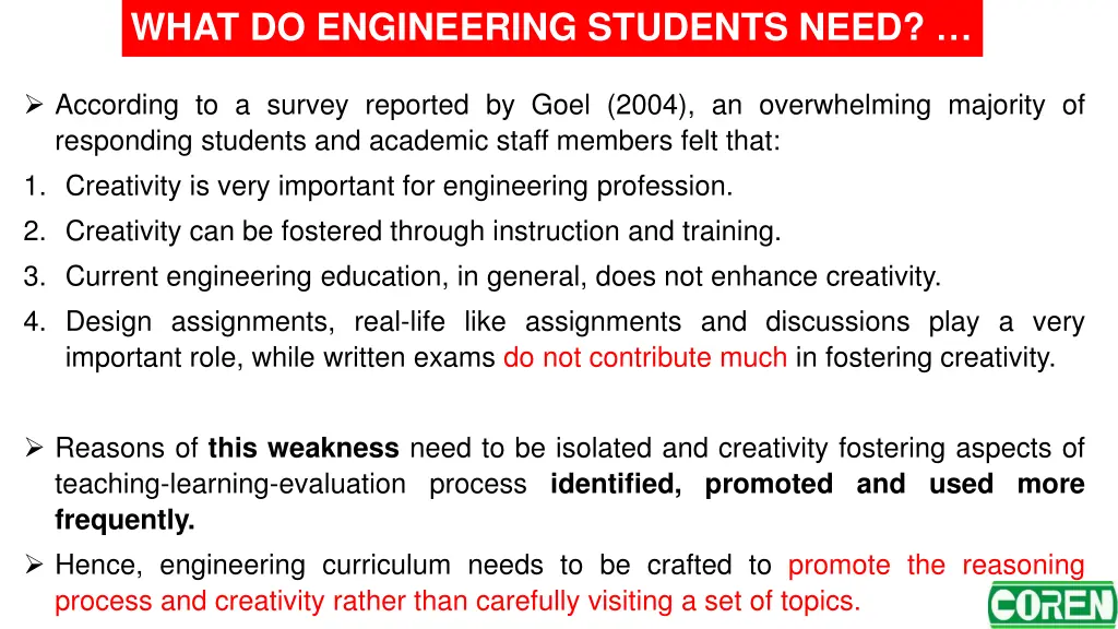 what do engineering students need 1