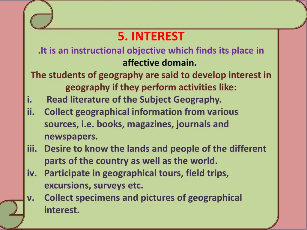 5 interest