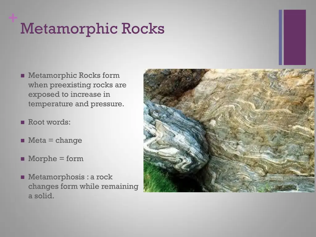 metamorphic rocks