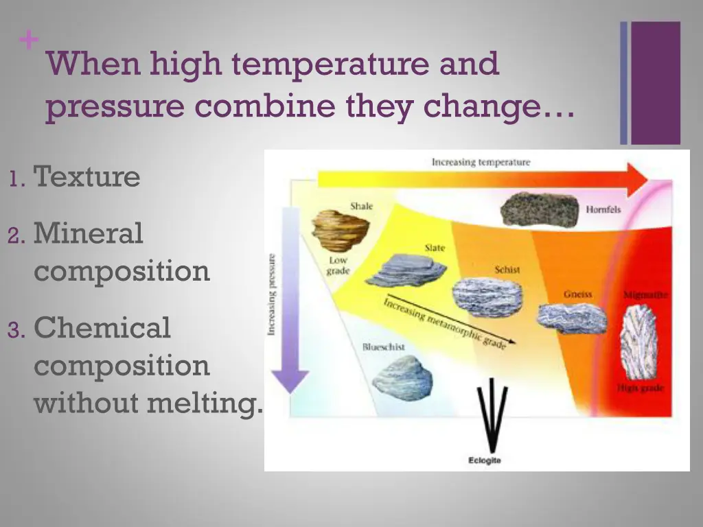 when high temperature and pressure combine they