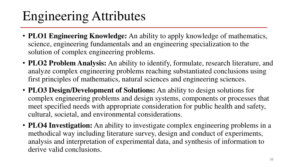 engineering attributes