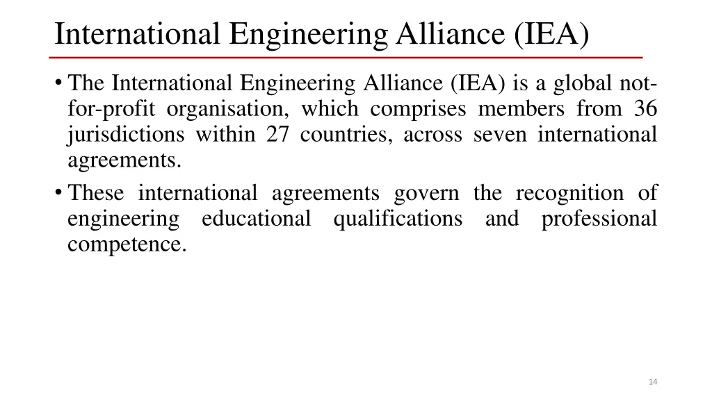 international engineering alliance iea