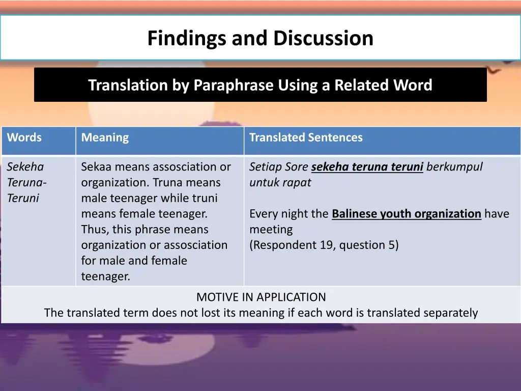 findings and discussion 5