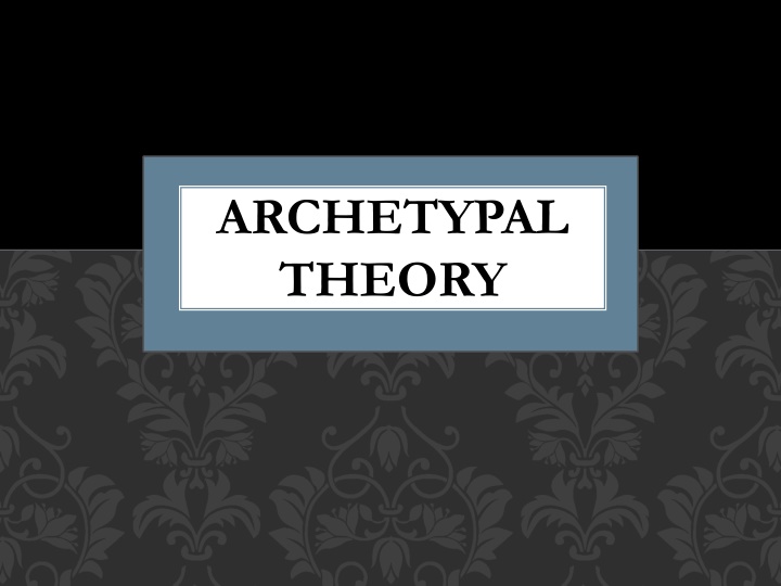 archetypal theory