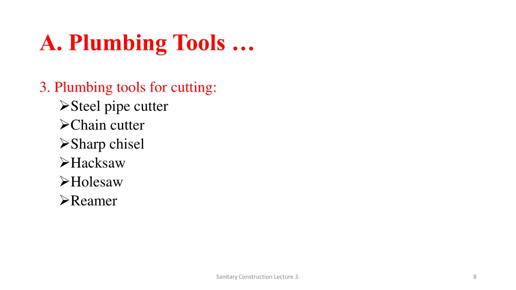 a plumbing tools 1