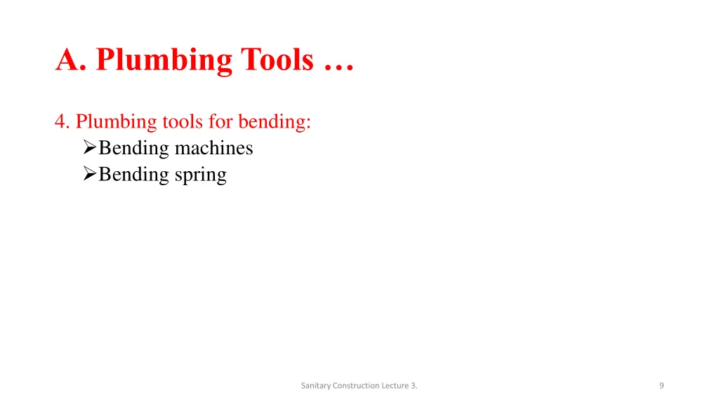 a plumbing tools 2