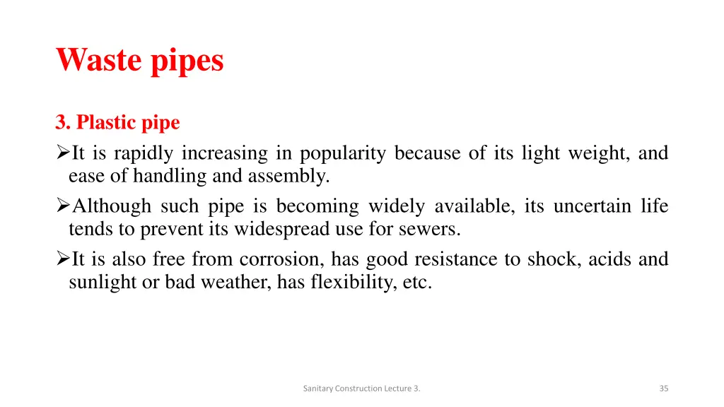 waste pipes 2