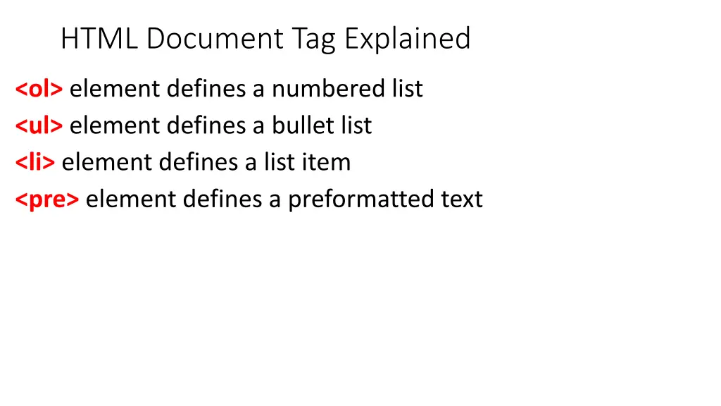 html document tag explained 2