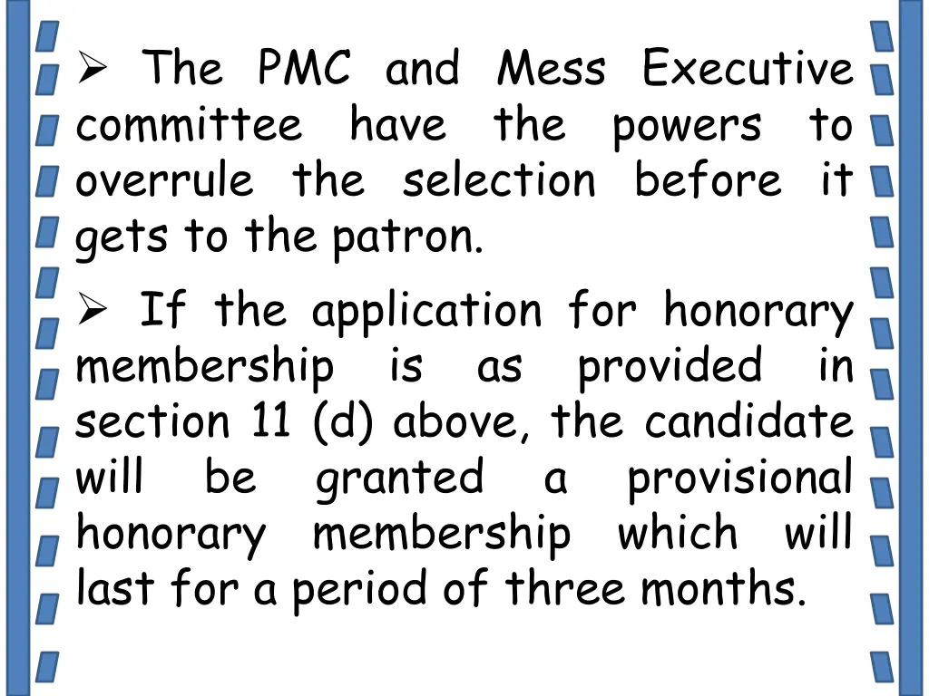 the pmc and mess executive committee have