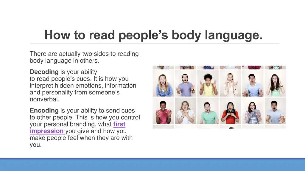 how to read people s body language