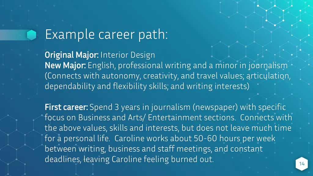 example career path 1