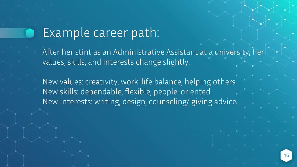 example career path 3