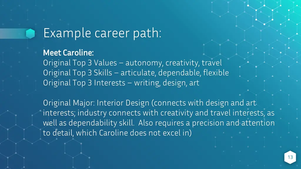 example career path