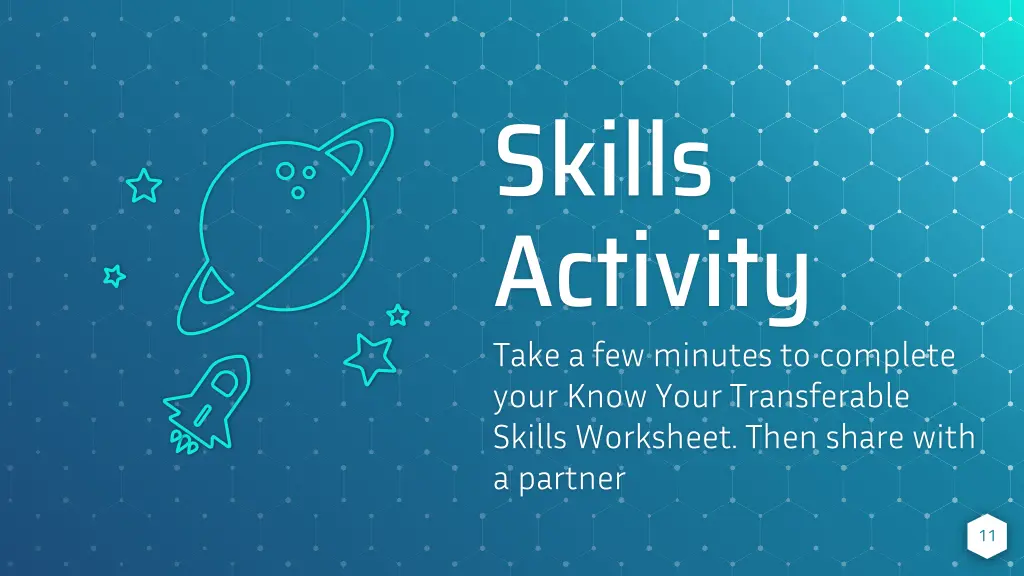 skills activity take a few minutes to complete